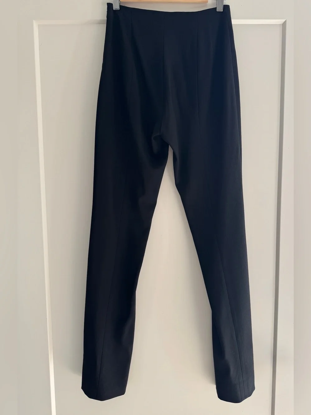 Chanel CC Enamel Logo Karl Lagerfeld Era Wool/Silk Trouser